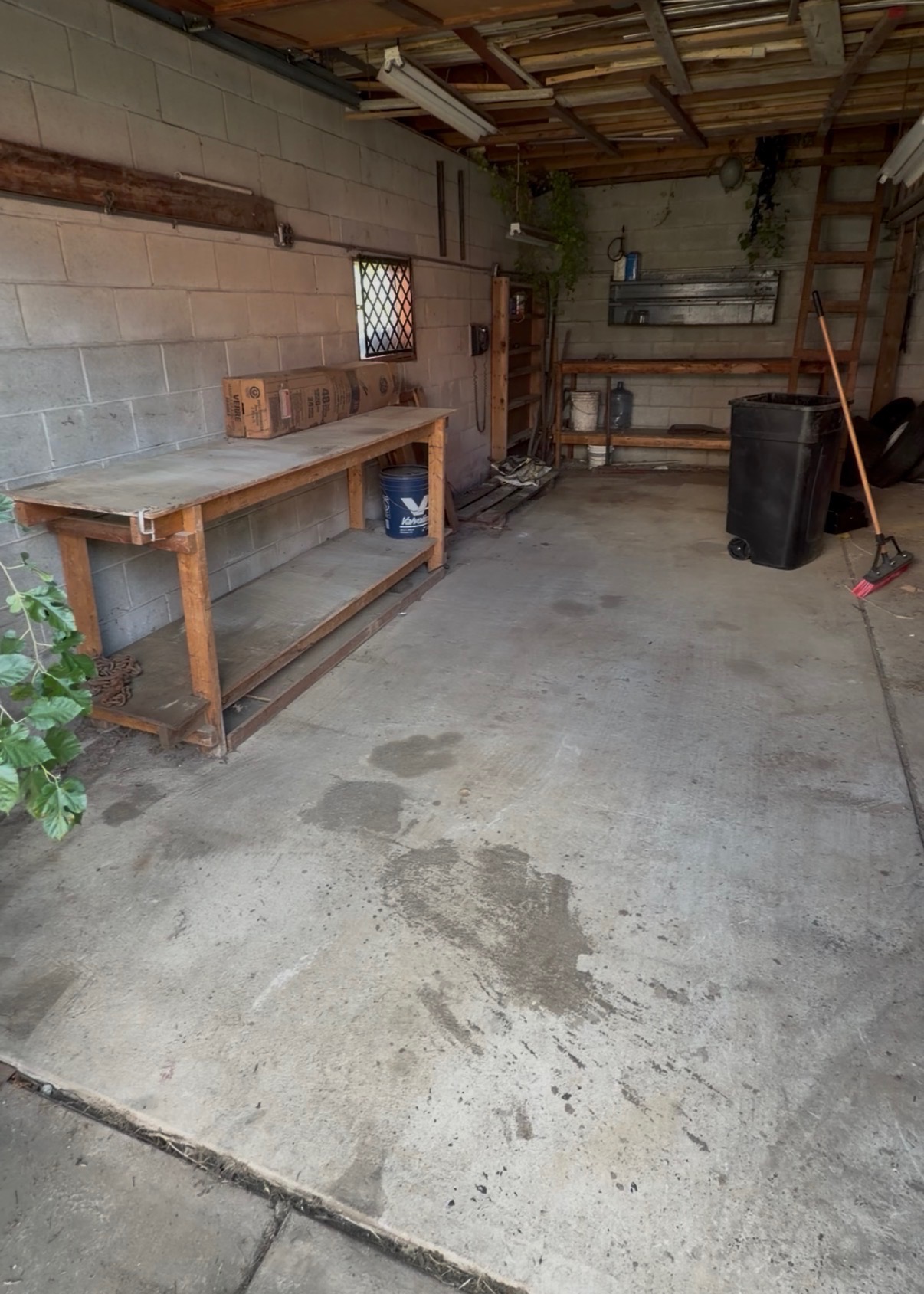 Garage Cleanout after professional cleaning